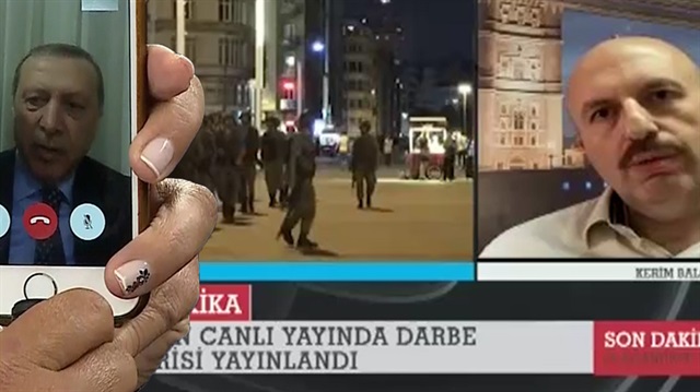 FEtÖ'cü yazar Kerim Balcı, yurt dışında internet üzerinen yayın yapan STV'ye bağlanıp, halkın sokağa çıkmasını önleyici konuşmalar yaptı.