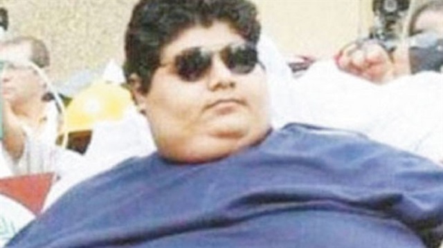 Khaled el Shaeri bir zamanlar 600 kiloydu ve hastaneye vinçle götürüldü.