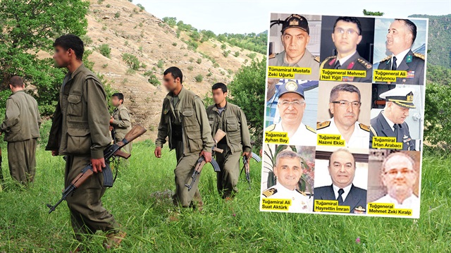 3’ü general 60 darbeci subay Kandile’e kaçıp PKK’ya sığındı.