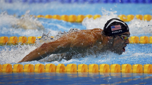 Phelps, olimpiyat tarihindeki 28'inci madalyasına ulaştı.