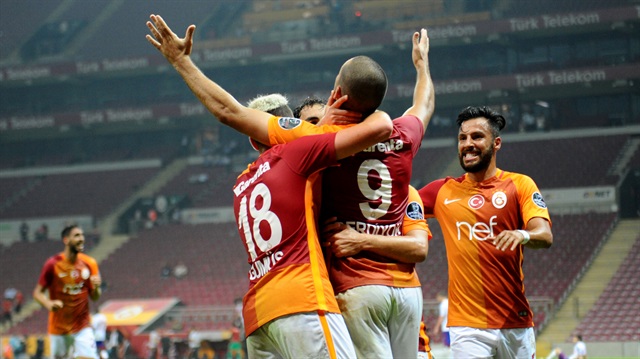 Eren Derdiyok'un son dakikada attığı gol sonrası yaptığı sevinç