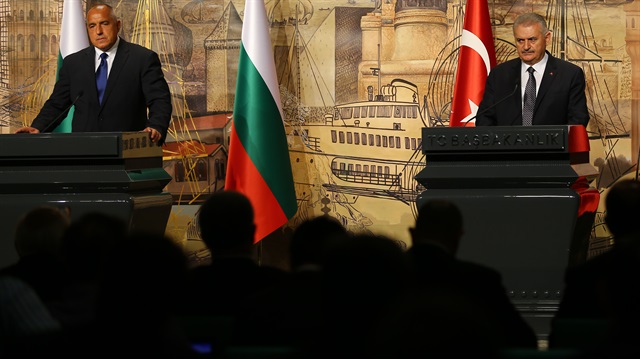 Başbakan Binali Yıldırım, Bulgaristan Başbakanı Borisov'la ortak basın toplantısı düzenledi