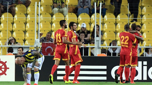 Welliton'un golü sonrası Kayserisporlu futbolcular böyle sevindi...