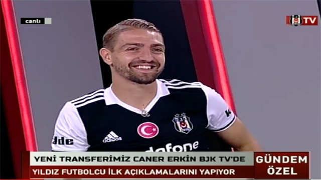 Caner Erkin, BJK TV'de Beşiktaş'a transferini yorumladı. 