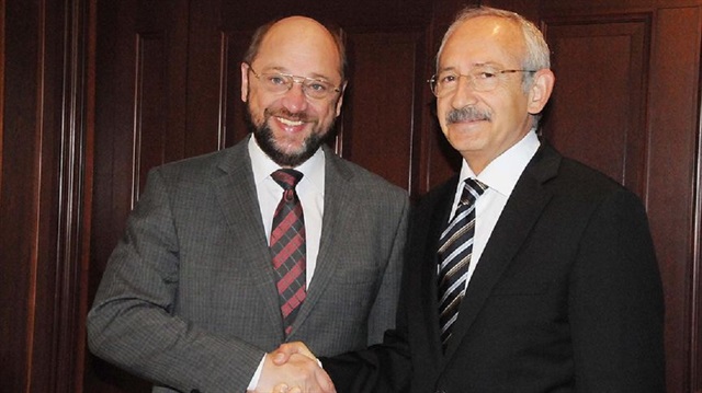 CHP Genel Başkanı Kemal Kılıçdaroğlu, AP Başkanı Schulz ile CHP Genel Merkezi'nde görüştü.