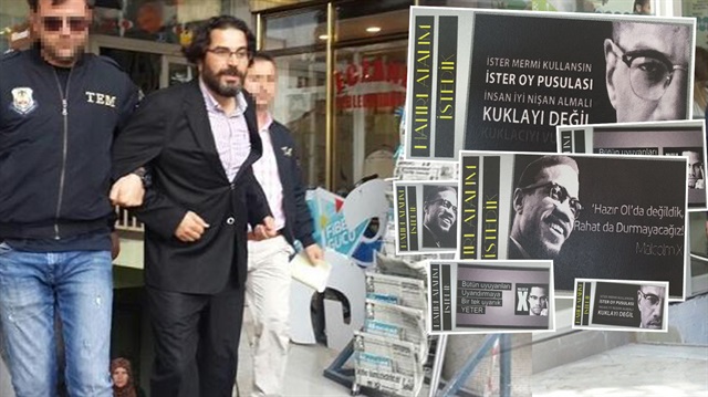 Düzenlenen operasyon sonucu gazetenin yayın kurulundan Lokman Erdoğan böyle yakalandı.
