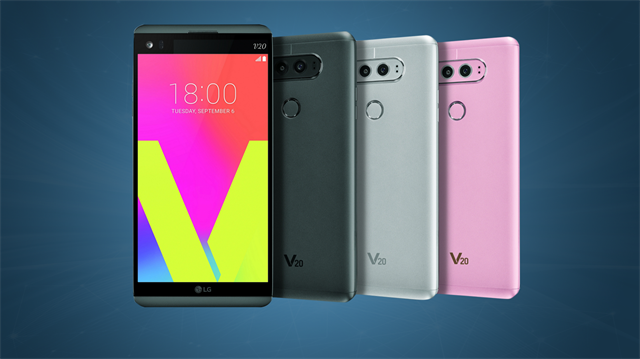 LG'nin çift ekranlı yeni akıllı telefonu V20 resmen tanıtıldı.