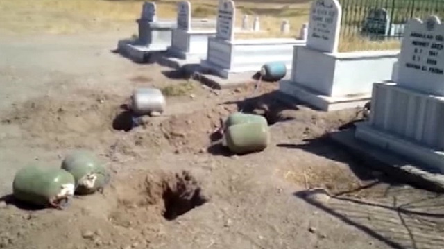 Mehdi Ekerin aile mezarlığında patlayıcı bulundu