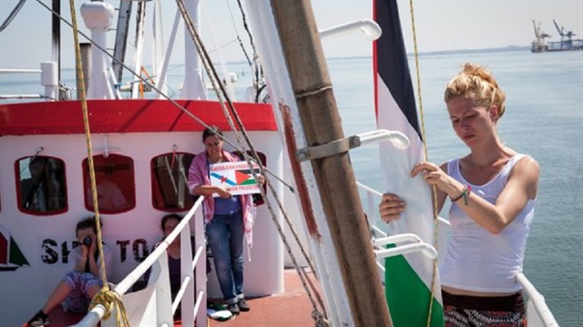 Gazze ablukasına karşı 'kadın gemisi' bugün yola çıkıyor.
