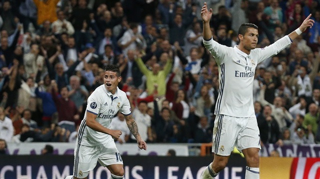 Sporting Lizbon karşısında yenik duruma düşen Real Madrid'e galibiyeti getiren goller Cristiano Ronaldo ve Alvaro Morata'dan geldi.