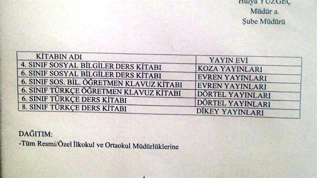 FETÖ bağlantılı yayınevlerinde basılanların toplatılmasını istemesinin ardından bazı derslerin kitapları da okullara gönderilmediği öğrenildi.