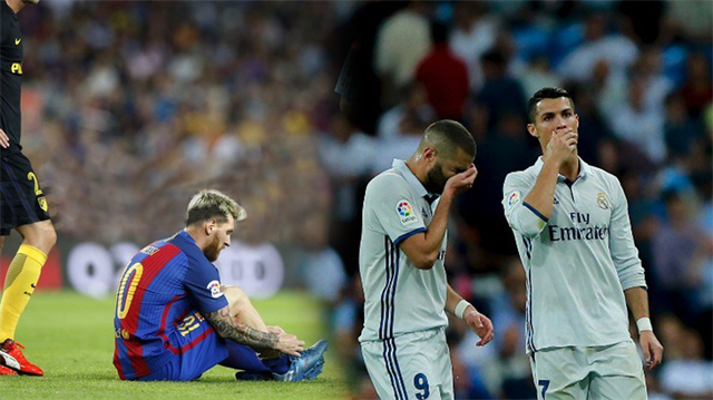 La Liga'da zirve yarışı veren Real Madrid ve Barcelona 5.haftayı 1 puanla kapattı.