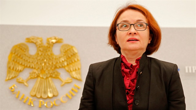 Rusya Merkez Bankası Başkanı Elvira Nabiullina 'Rus ekonomisinde iç faktörler en temel sorun' dedi.