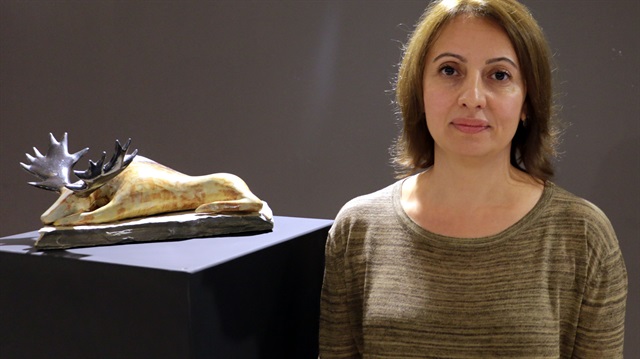Ayşe Ergüner'in eserleri Eskişehir'de meraklılarıyla buluşuyor.
