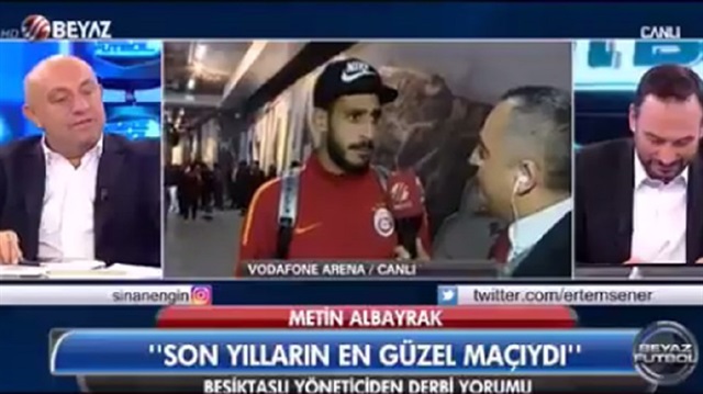 Galatasaraylı futbolcu Tolga Ciğerci, Ahmet Çakar ve Sinan Engin'i tanımadı.