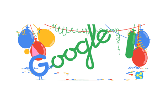 Google, kendi doğum gününü kutladı