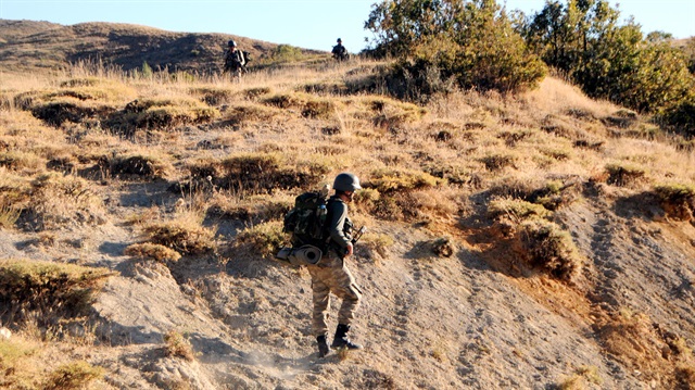 Terör örgütü PKK'ya yönelik operasyonlar sürüyor. 