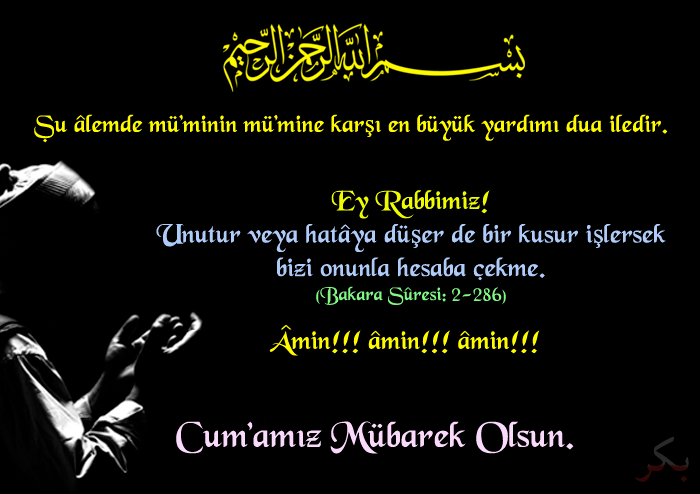 yeni farkli ve mubarek cuma mesajlari