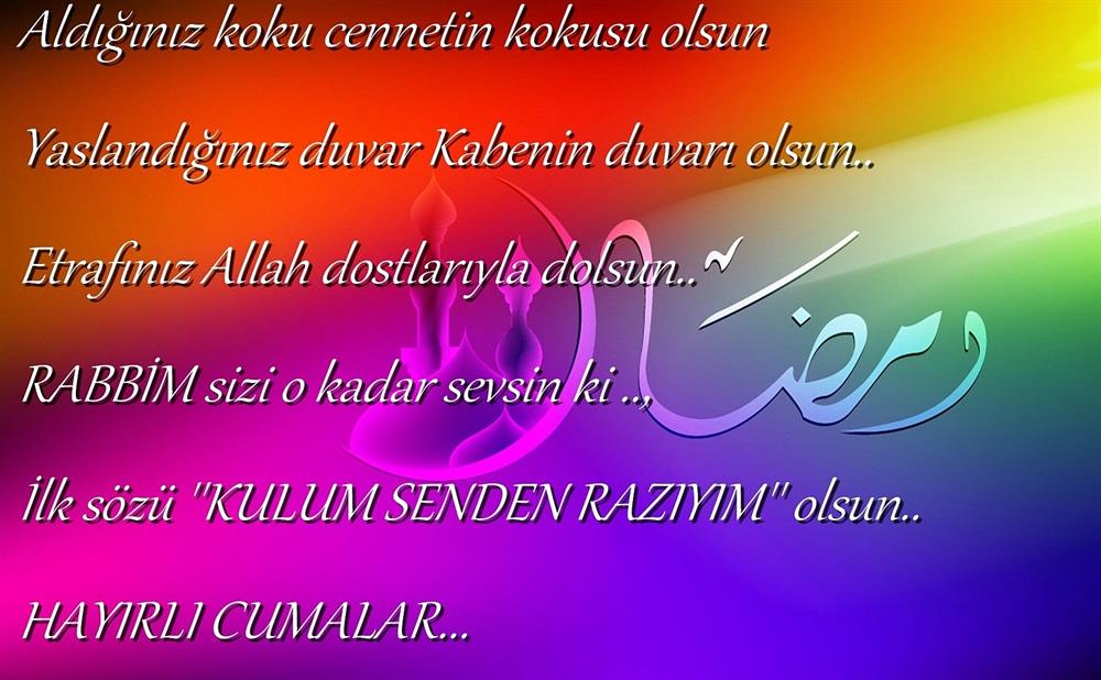yeni farkli ve mubarek cuma mesajlari