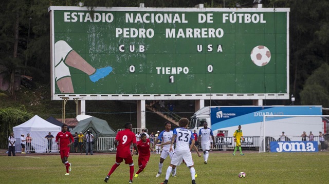 ABD ile Küba futbol milli takımları 69 yıl aradan sonra ilk kez karşılaştı.