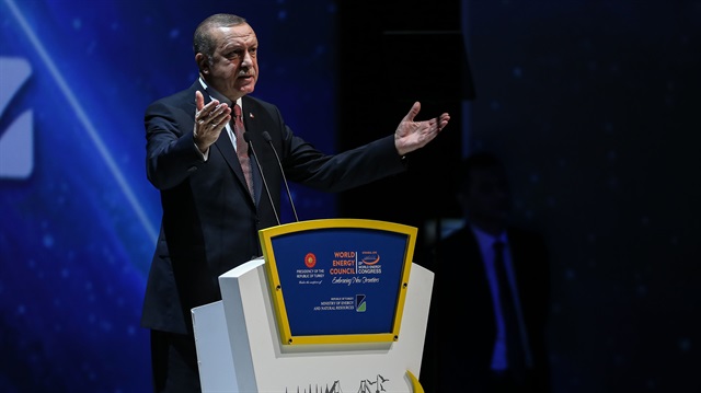 Cumhurbaşkanı Recep Tayyip Erdoğan 23. Dünya Enerji Kongresi'nde konuştu.