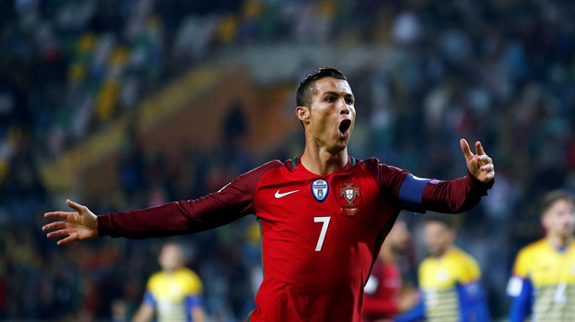 Cristiano Ronaldo, 2018 Dünya Kupası Elmeleri'nde çıktığı 2 maçta 5 gol atma başarısı gösterdi.