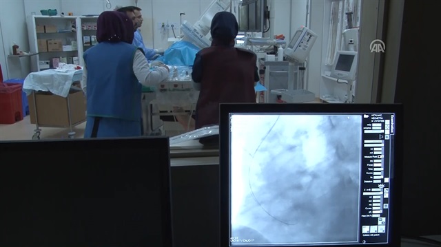 siirt te ilk defa koldan anjiyo yontemi