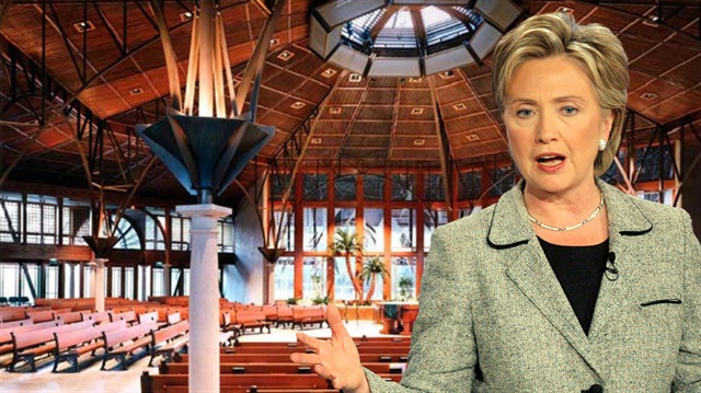San Diego'daki Katolik Kilisesi, Demokrat Parti başkan adayı Hillary Clinton'a oy verenlerin Cehenneme gideceğini iddia eden bir bildiri yayınladı.
