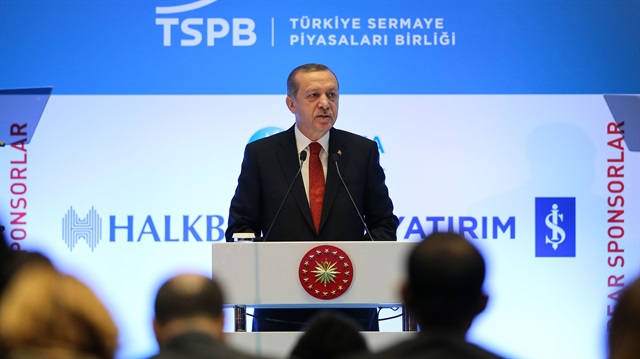 Cumhurbaşkanı Recep Tayyip Erdoğan Sermaye Piyasaları Kongresi'ne katıldı.