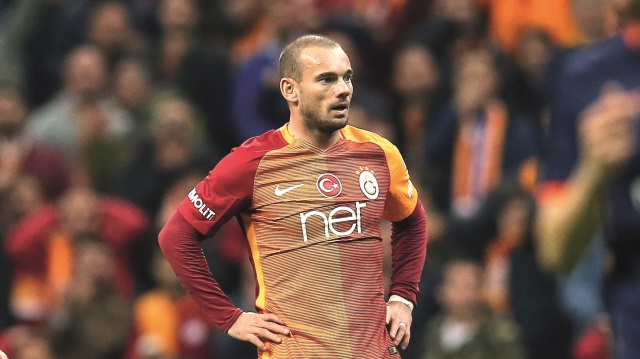 32 yaşındaki Wesley Sneijder, bu sezon Süper Lig'de çıktığı 8 maçta 4 asist yaparken henüz golle tanışamadı.
