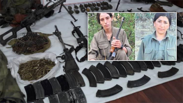 Tunceli'de öldürülen 9 teröristten 2 kadın terörist, PKK'nın keskin nişancısı çıktı. 