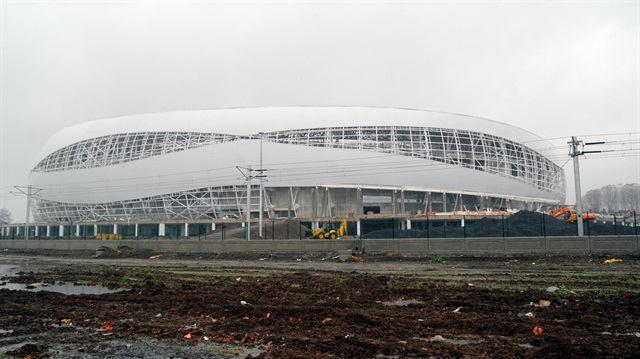 Samsunspor'un maçlarına ev sahipliği yapacak olan stadyumun yeni yılda açılması bekleniyor. 