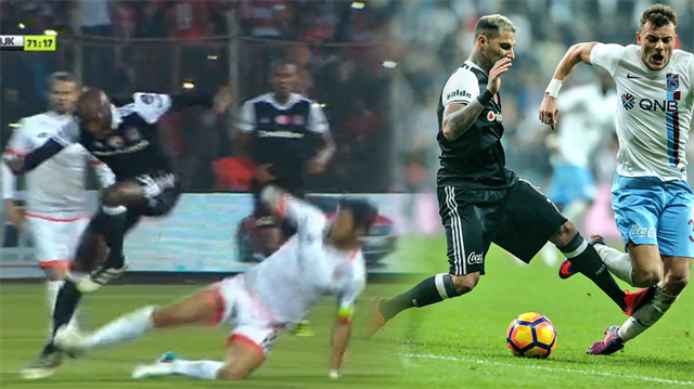 Adanasporlu Bekir Yılmaz'ın kırmızı kart görmesi akıllara Beşiktaş-Trabzonspor maçındaki pozisyonu getirdi. 