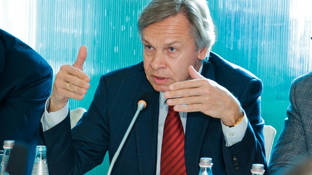 Rusya parlamentosunun üst kanadı Federasyon Konseyi'nin Savunma Komitesi üyesi Aleksey Puşkov