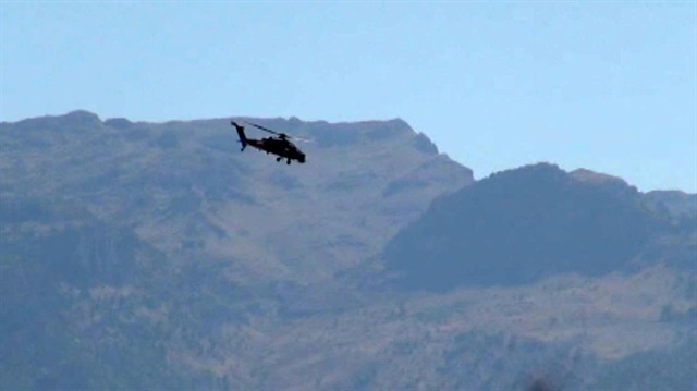 Cudi Dağı'nda terör örgütü PKK'ya yönelik operasyonlar sürüyor.