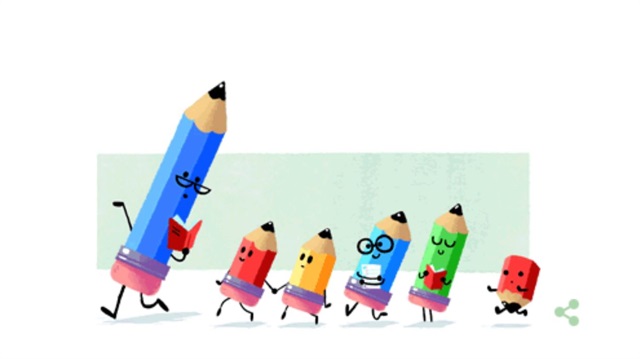 Google 24 Kasım Öğretmenler Günü'nü Doodle ile kutladı