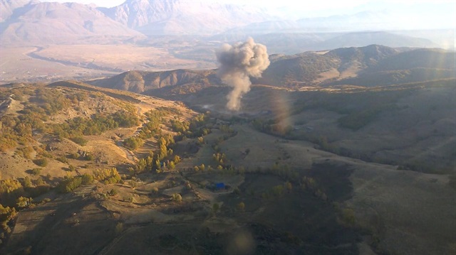 Tunceli'de terör örgütü PKK'lılara yönelik hava destekli operasyonlar sürüyor. 