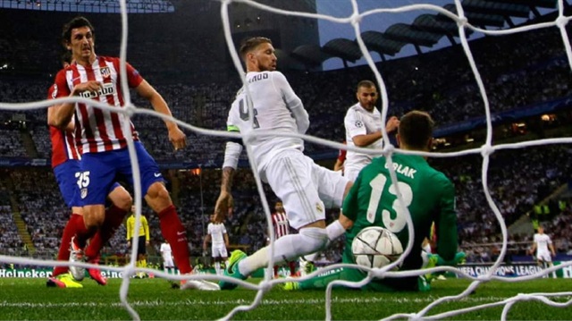 Ramos'un attığı golle Real Madrid maçı 1-0'a getirmişti ancak Atletico Madrid maçı uzatmalara götürmeyi başarmıştı. 