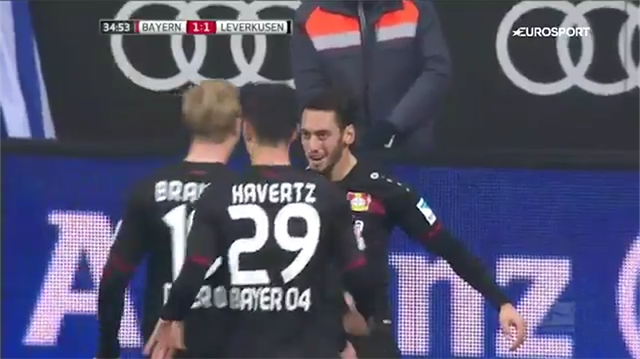 Hakan Çalhanoğlu'nun Bayern Münih'e attığı gol Leverkusen'in galibiyetine yetmedi. 
