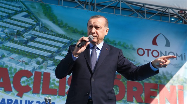 Cumhurbaşkanı Recep Tayyip Erdoğan Avrupa'nın en büyük otomotiv ticaret ve yaşam merkezi Otonomi'nin açılış töreninde konuştu.