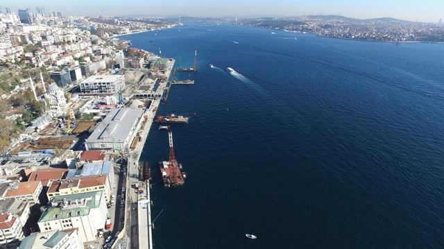 İstanbul limanı dev yolcu gemilerine hazırlanıyor.

