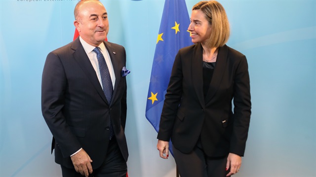 Dışişleri Bakanı Mevlüt Çavuşoğlu, AB Dış İlişkiler ve Güvenlik Politikası Yüksek Temsilcisi Mogherini ile görüştü.