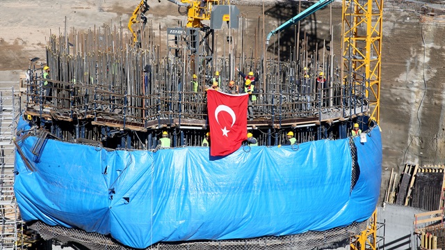 Çamlıca'da yapılan TV-radyo kulesi 6 aya kadar tamamlanacak. 