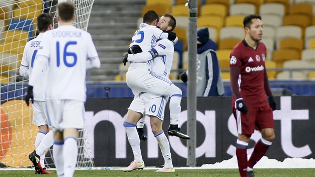 Dinamo Kiev, Beşiktaş'ı Şampiyonlar Ligi grup aşamasının son maçında 6-0 mağlup etti.