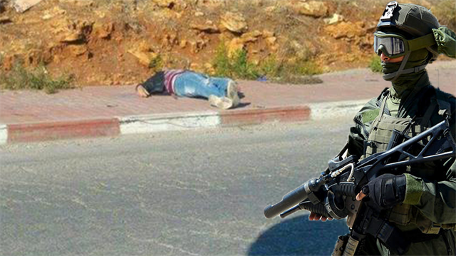İsrail askerleri, Nablus'un güneyindeki kontrol noktasında Filistinli bir genci vurarak katletti. 