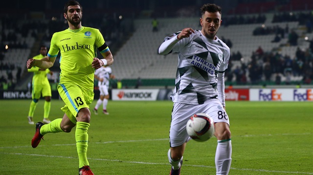 Konyaspor, UEFA Avrupa Ligi son maçında Gent ile 0-0 berabere kaldı. 