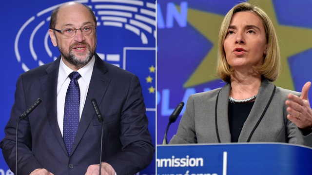 Martin Schulz ve Federica Mogherini