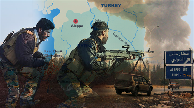 Halep'te muhaliflerin kontrolünde sadece 8 kilometrekarelik bir alan kaldı.