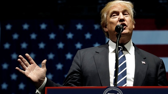 ABD'nin 45'inci Başkanı Donald Trump.