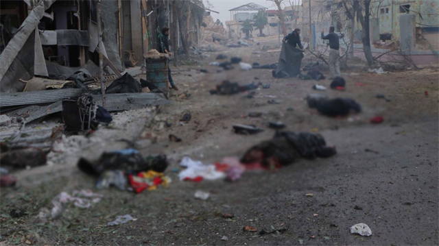 Halep ölüyor Esed yandaşları katliam kutlaması yapıyor!
